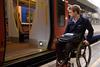 Wheelchair user unable to board train