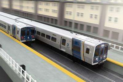 New York MTA M-9A EMU impression